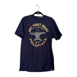 NWT Reebok X UFC Fight Night Pittsburgh PA Steel City USA Large Deadstock 2017